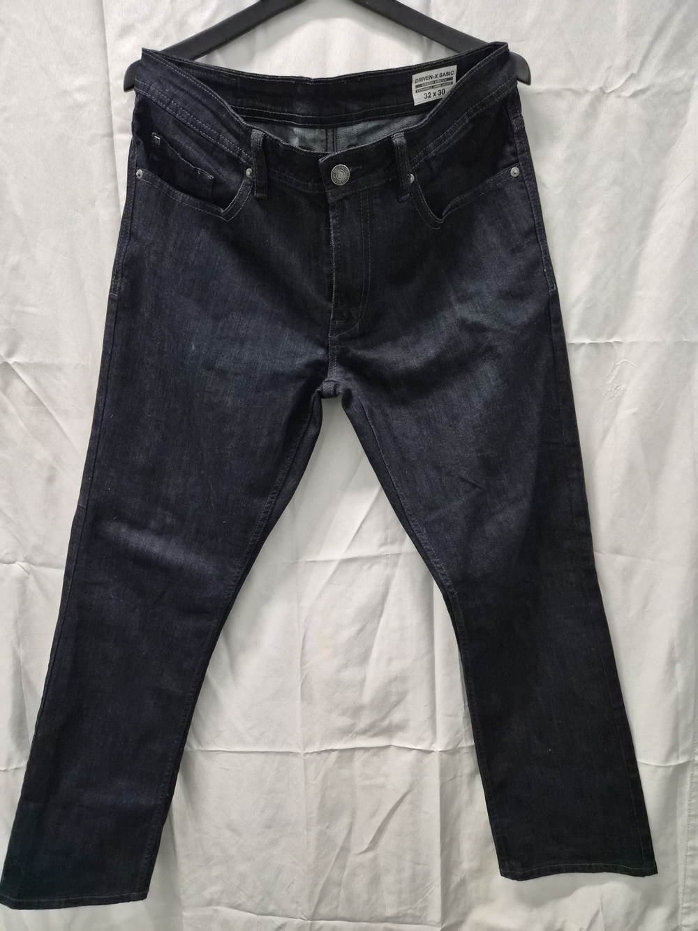 Buffalo David Bitton Men's Slim Straight Jeans in Dark Indigo